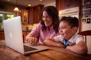 Computer at home cub scout